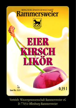 Eier-Kirsch Likör 0,35 ltr.